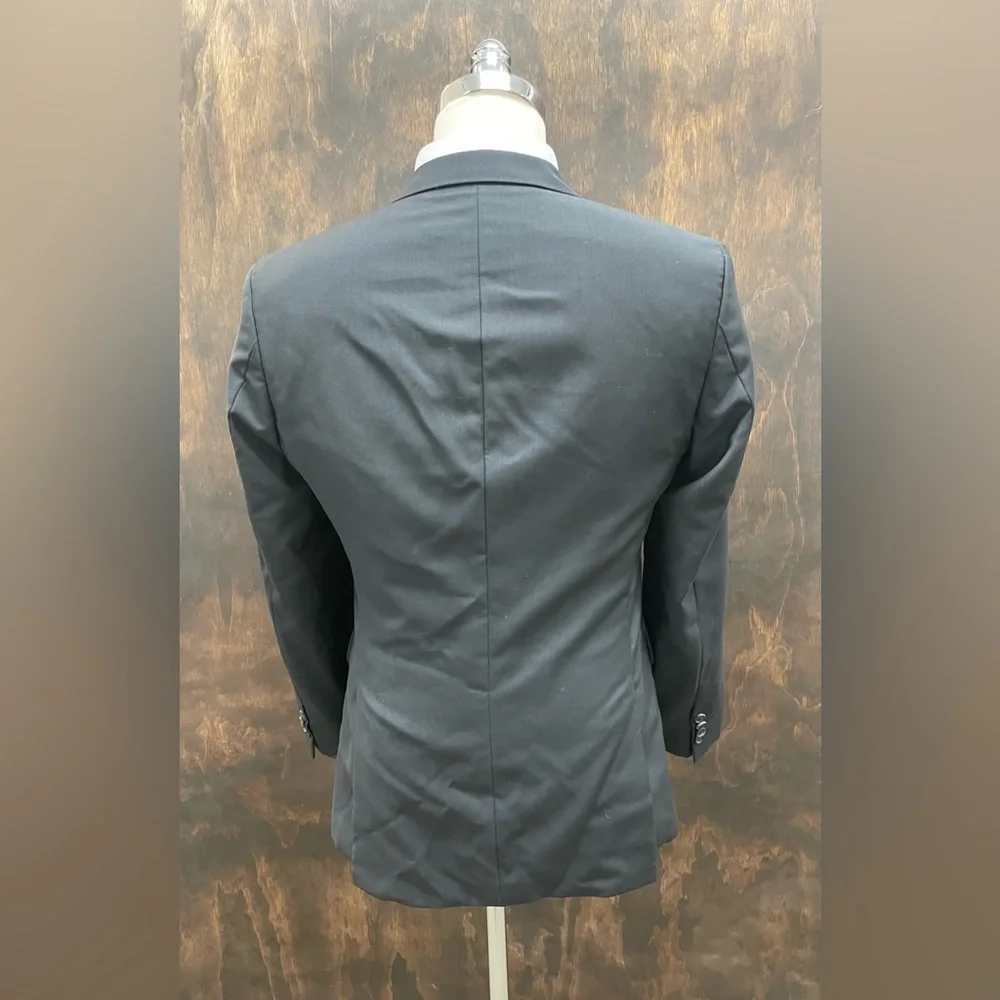 HUGO BOSS The Grand/Central Virgin Wool Suit Jacket‎ in Black Size 36 R